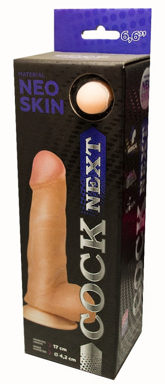 Фаллоимитатор COCK NEXT на присоске, L 170 мм D 42 мм арт. 6112051