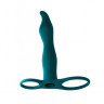 Вибронасадка для двойного проникновения Pure Passion Flirtini Green 1204-03lola2