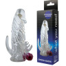 Насадка закрытая с вибрацией CRYSTAL SLEEVE VIBE, L 130 мм D 21 мм арт. EE-10033