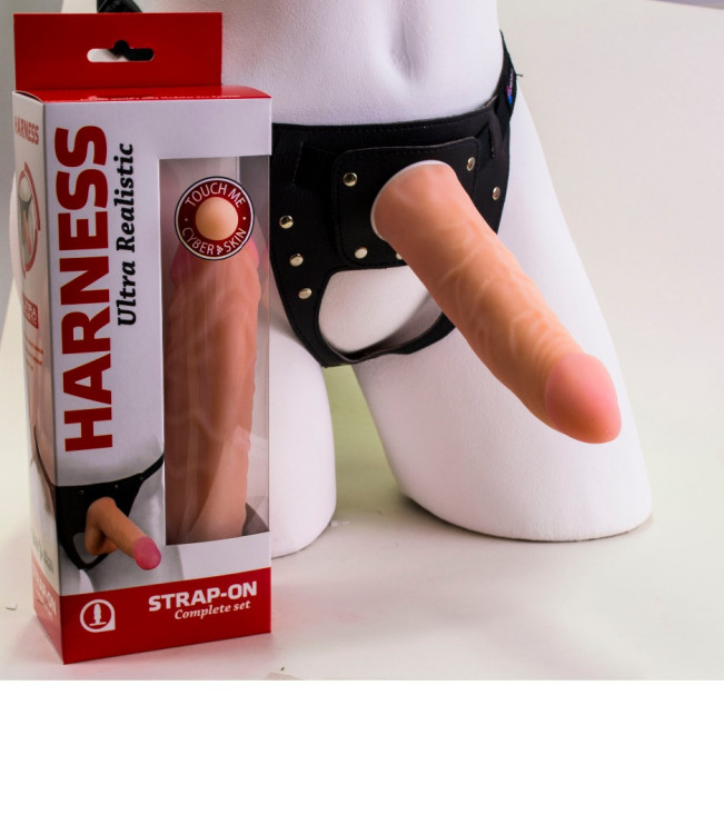 Фаллоимитатор на трусиках Harness, L 175 мм D 35 мм арт. 732203