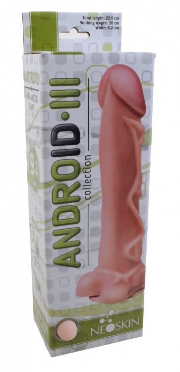 Фаллоимитатор ANDROID LONG L 200 мм D 52 мм, киберкожа арт. 552503