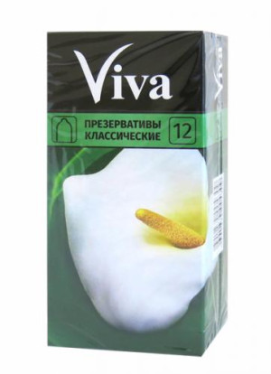 Презервативы "Viva" №12 - Классические, 12 шт.