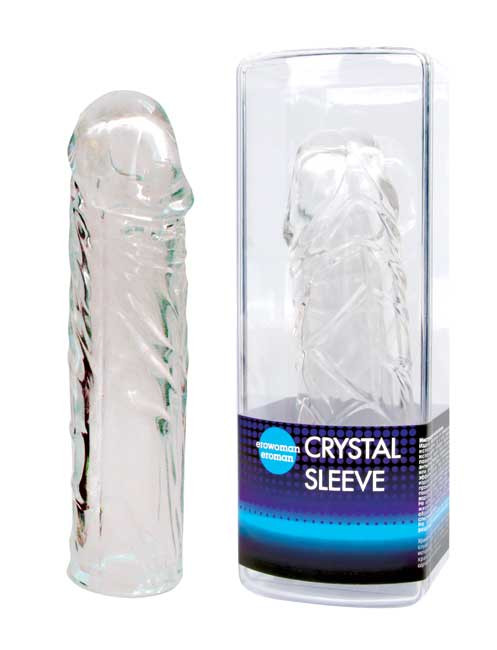 Насадка закрытая Crystal sleeve фаллос