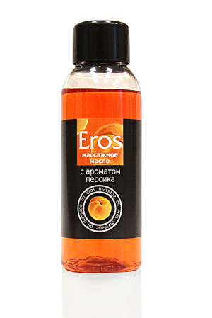 Массажное масло "Eros" с ароматом персика 50 мл.