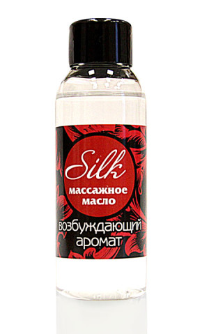 Массажное масло "Silk", возбуждающий аромат, с феромонами, 50 мл.