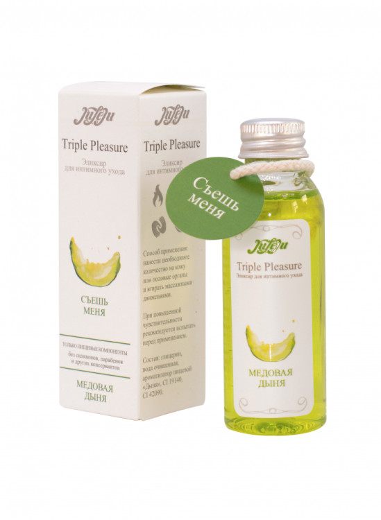 Эликсир для интимного ухода Triple Pleasure Медовая дыня 65 гр 10227JULEJU