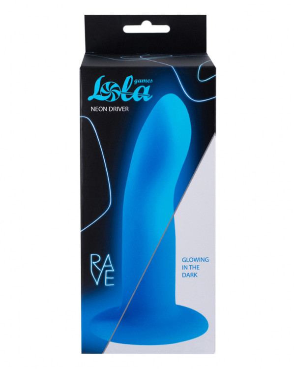 Светящийся в темноте дилдо Rave Neon Driver 5012-02lola1
