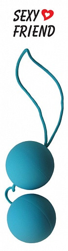 Шарики вагинальные "BALLS" цвет голубой D 35 мм арт. SF-70151-2
