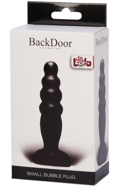 Анальный стимулятор Small Bubble Plug black 511617lola