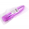 Вибратор фиолетовый глянцевый пластиковый3