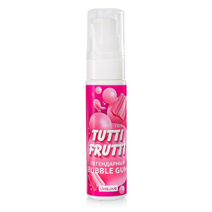 Гель "Tutti-FruttiI" серия "OraLove" со вкусом и ароматом Bubble Gum 30 г арт. LB-30021