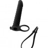 Вибронасадка для Двойного Проникновения Pure Passion Rori Black 1205-01lola5