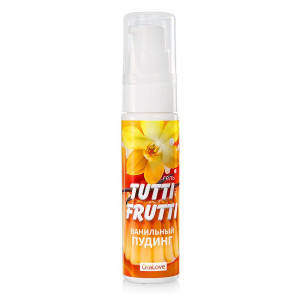 Гель "TuttiI-Frutti" серия "OraLove", со вкусом и ароматом ванильный пудинг 30 г арт. LB-30022