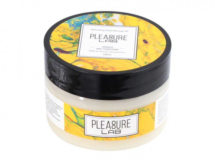 Твердое массажное масло Pleasure Lab Refreshing манго и мандарин 100 мл 1032-02Lab2