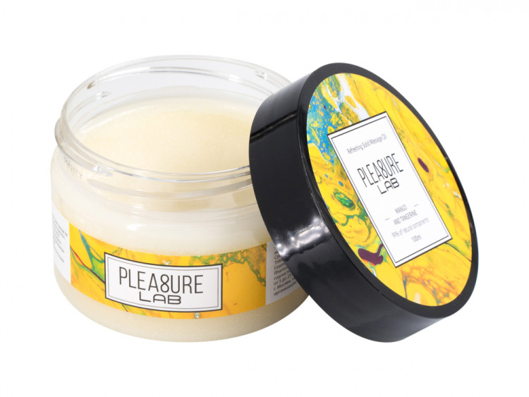Твердое массажное масло Pleasure Lab Refreshing манго и мандарин 100 мл 1032-02Lab1