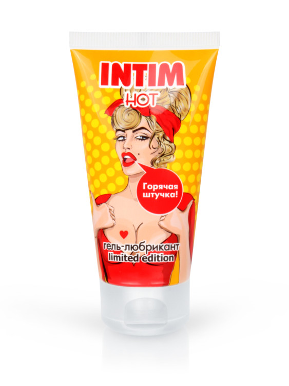 Гель-любрикант INTIM HOT серии LIMITED EDITION туб пластиковый 50 г арт. LB-60004-1 маркировка_1