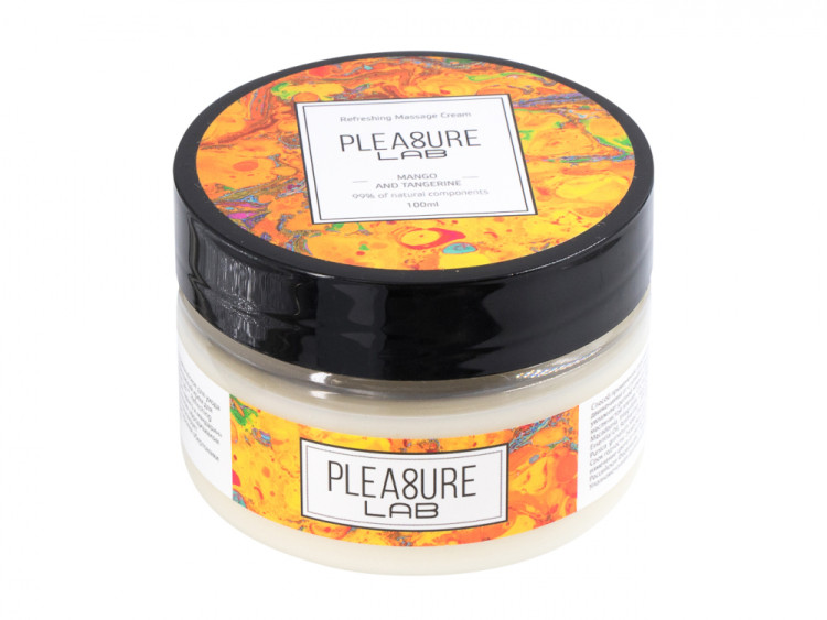 Массажный крем Pleasure Lab Refreshing манго и мандарин 100 мл 1072-02Lab2