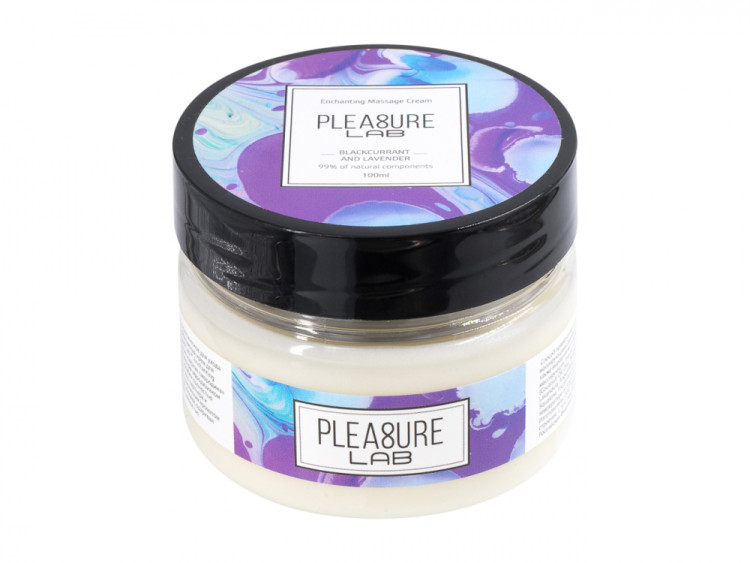 Массажный крем Pleasure Lab Enchanting черная смородина и лаванда 100 мл 1073-02Lab2