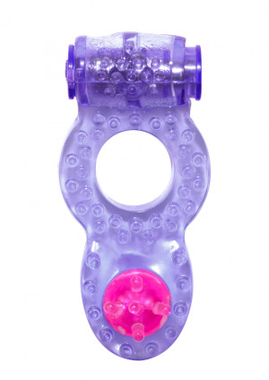 Виброкольцо эрекционное Rings Ringer purple 0114-71Lola
