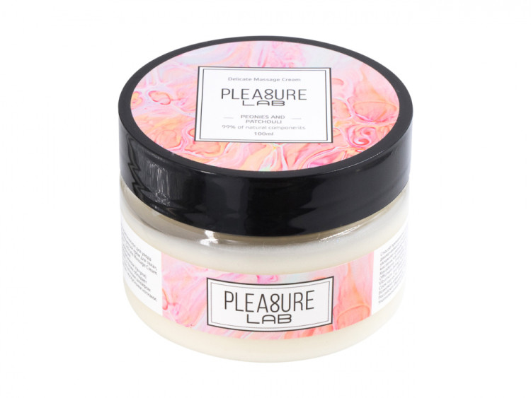 Массажный крем Pleasure Lab Delicate пионы и пачули 100 мл 1074-02Lab2