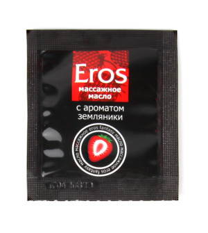 Масло массажное "Eros" с ароматом земляники 4г арт. LB-13018t