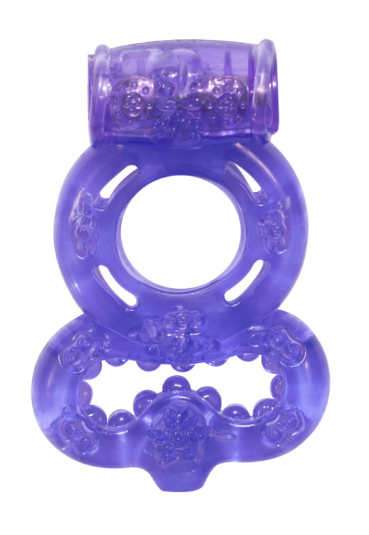Эрекционное виброкольцо Rings Treadle purple 0114-61Lola