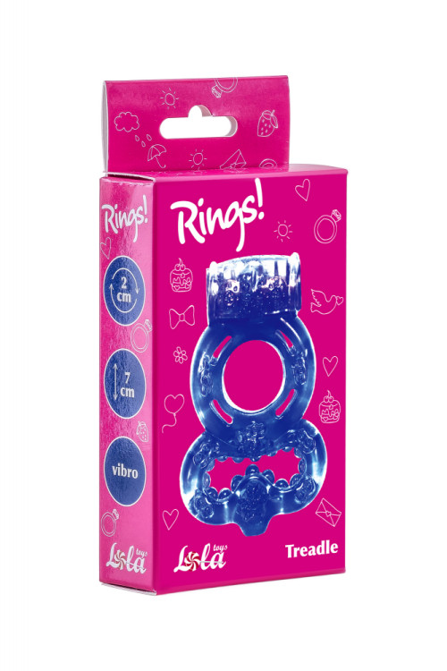 Эрекционное виброкольцо Rings Treadle purple 0114-61Lola2