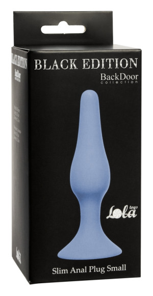 Анальная пробка "Slim Anal Plug Small Blue"