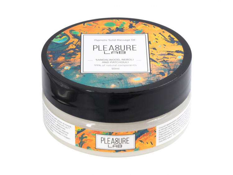 Твердое массажное масло Pleasure Lab Hypnotic сандал, нероли и пачули 50 мл 1035-01Lab2