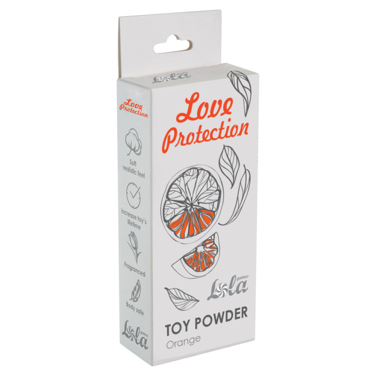 Пудра для игрушек ароматизированная Love Protection Orange 15g 1829-00Lola1