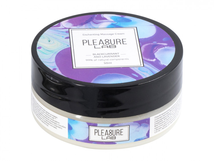 Массажный крем Pleasure Lab Enchanting черная смородина и лаванда 50 мл 1073-01Lab2