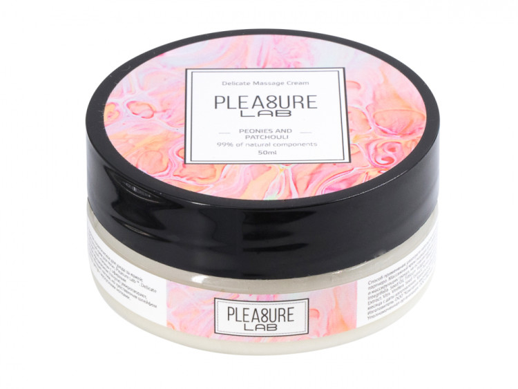 Массажный крем Pleasure Lab Delicate пионы и пачули 50 мл 1074-01Lab2