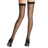 Чулки Inscription Black, под пояс, со швом и надписью, черные, one size (44-48) Чулки Inscription Black, под пояс, со швом и надписью, черные, one size (44-48)