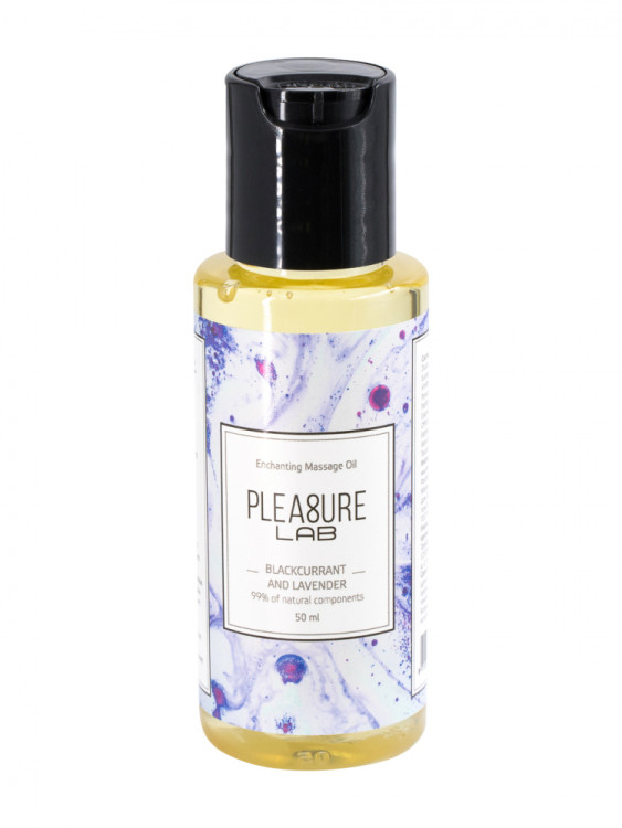 Массажное масло Pleasure Lab Enchanting черная смородина и лаванда 50 мл 1023-01Lab1