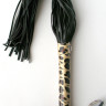 Плетка цвет леопард-чёрный, 50см, PVC арт. MLF-90069-4