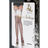 Чулки сетка Fashion Stockings с высоким кружевом на шнуровке