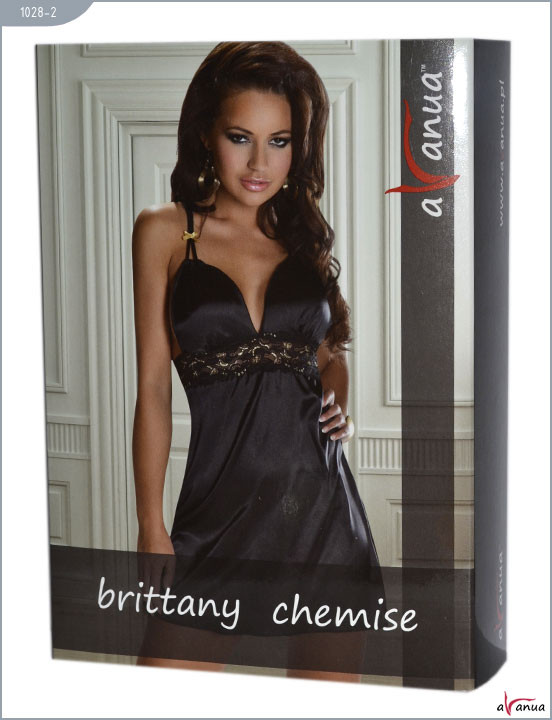 Платье Brittany, чёрное, L-XL