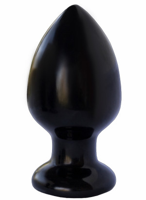 Анальный плаг - BLACK MAGNUM 9 в ламинате L 130 мм, D 65 мм, цвет чёрный арт. 420900