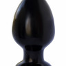 Анальный плаг - BLACK MAGNUM 9 в ламинате L 130 мм, D 65 мм, цвет чёрный арт. 420900