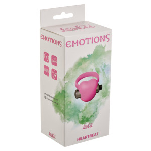Виброкольцо эрекционное Emotions Heartbeat Light pink 4006-02Lola